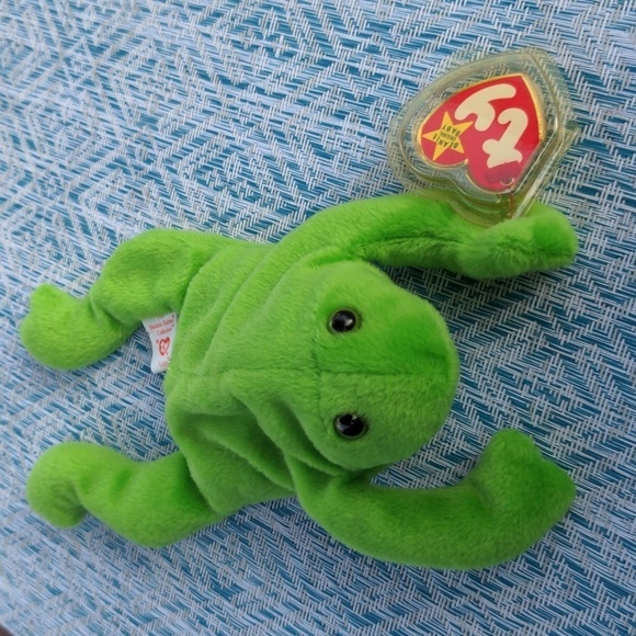 Ty Other - TY LEGS the FROG Beanie Baby 1993 Vintage Toy Collectible ✨ BD 4-25-93